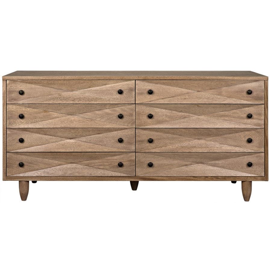 Diamond Double Chest-Noir-NOIR-GDRE180-2DW-DressersDark Walnut-5-France and Son