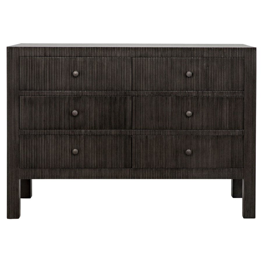 Conrad 6 Drawer Dresser-Noir-NOIR-GDRE221P-Dressers-2-France and Son