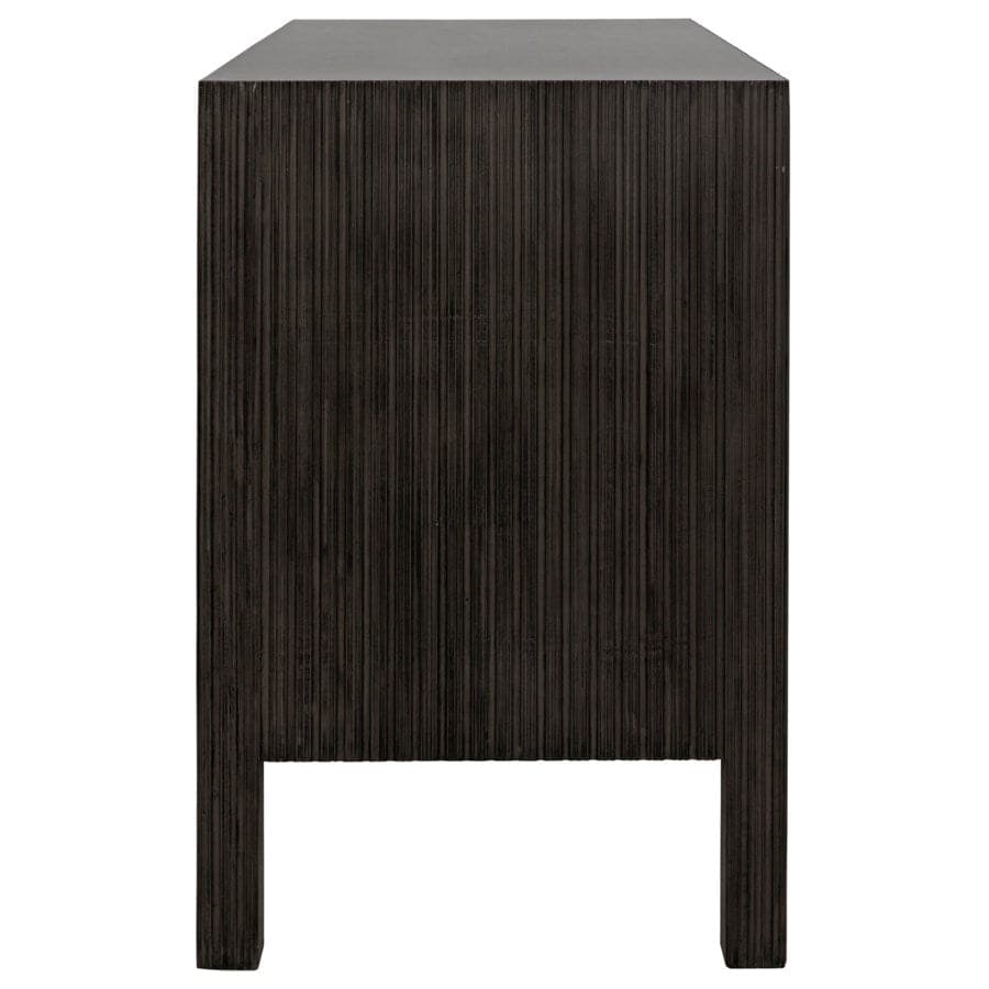 Conrad 6 Drawer Dresser-Noir-NOIR-GDRE221P-Dressers-6-France and Son