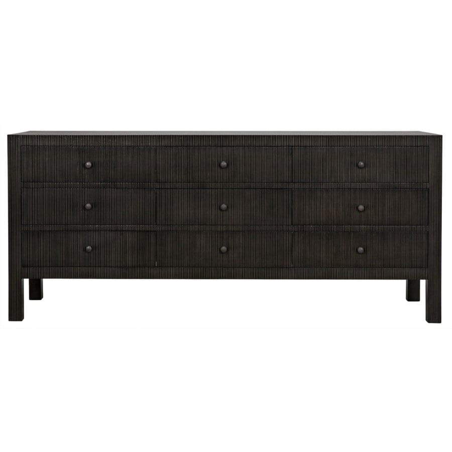 Conrad 9 Drawer Dresser-Noir-NOIR-GDRE222P-Dressers-2-France and Son