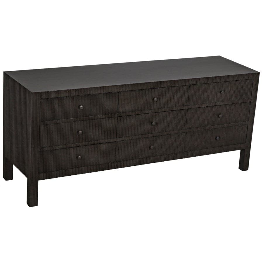 Conrad 9 Drawer Dresser-Noir-NOIR-GDRE222P-Dressers-5-France and Son