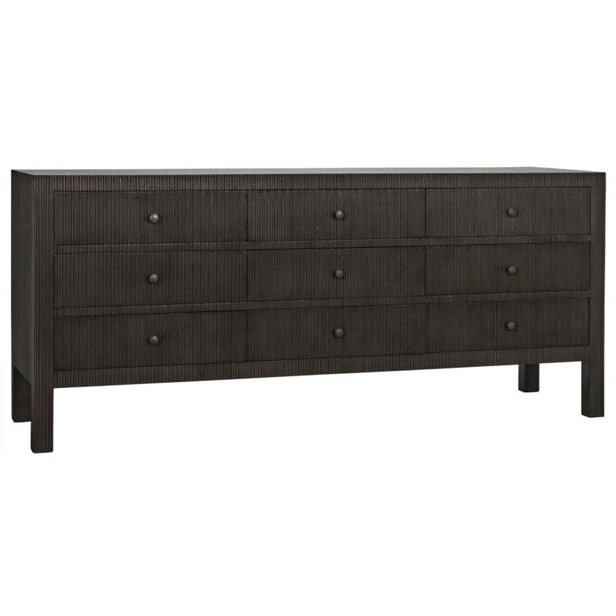 Conrad 9 Drawer Dresser-Noir-NOIR-GDRE222P-Dressers-1-France and Son