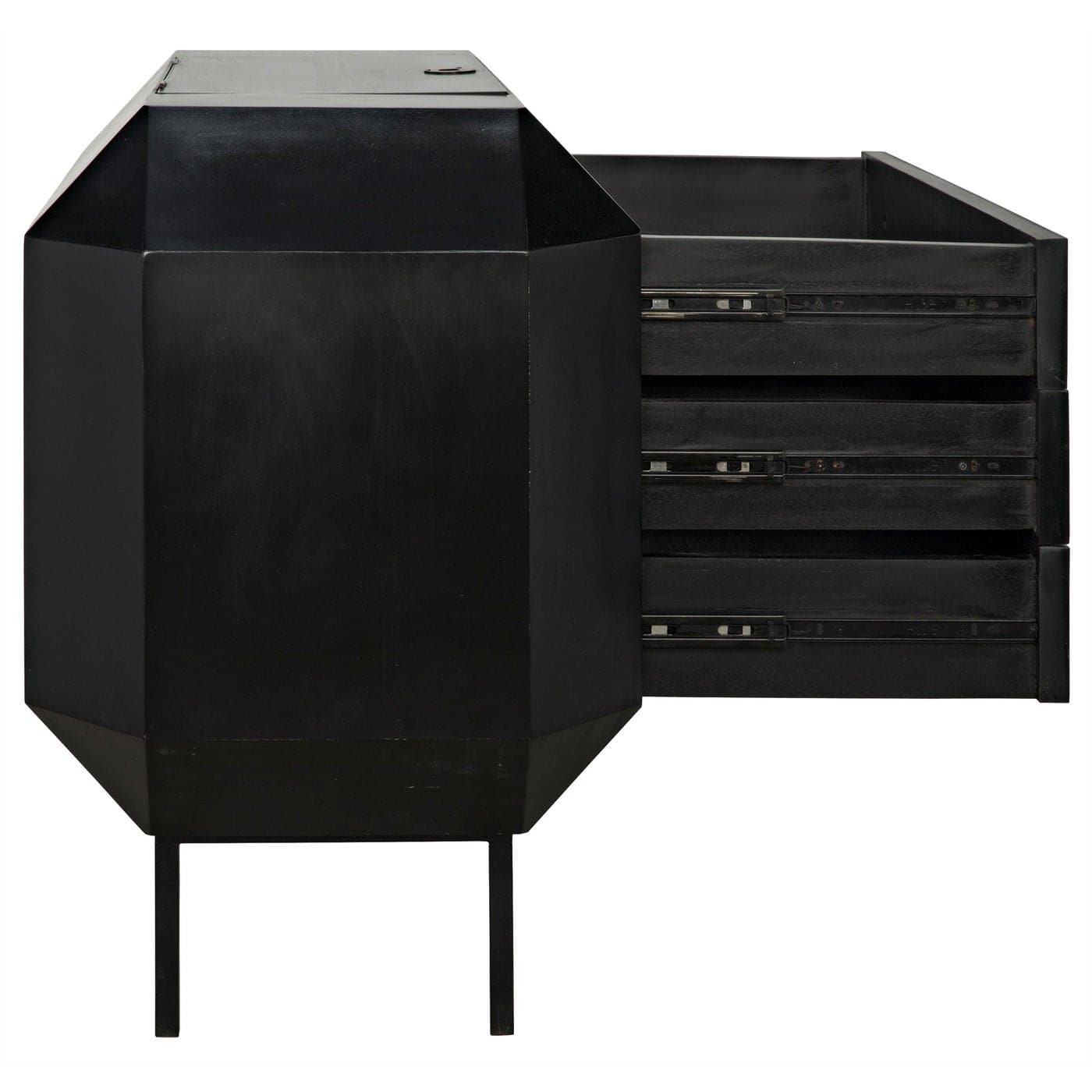 Rhiana Dresser - Hand Rubbed Black-Noir-NOIR-GDRE224HB-Dressers-4-France and Son