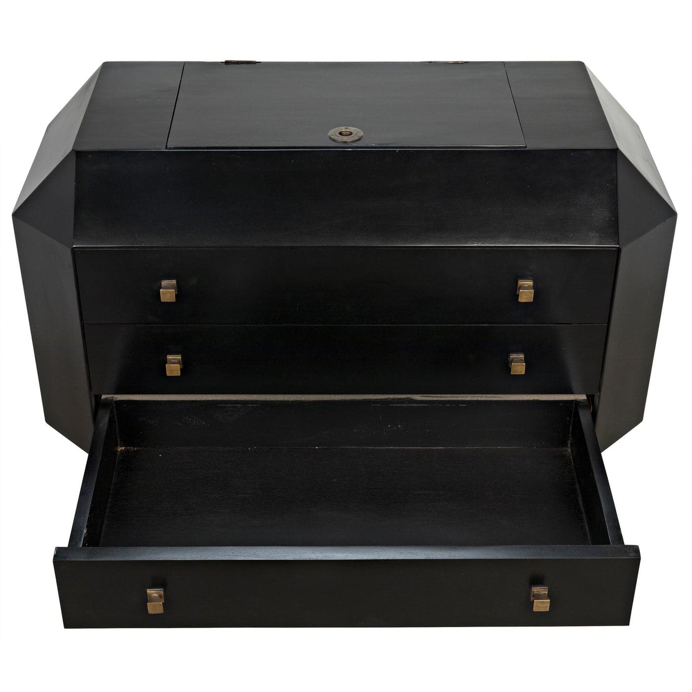 Rhiana Dresser - Hand Rubbed Black-Noir-NOIR-GDRE224HB-Dressers-3-France and Son