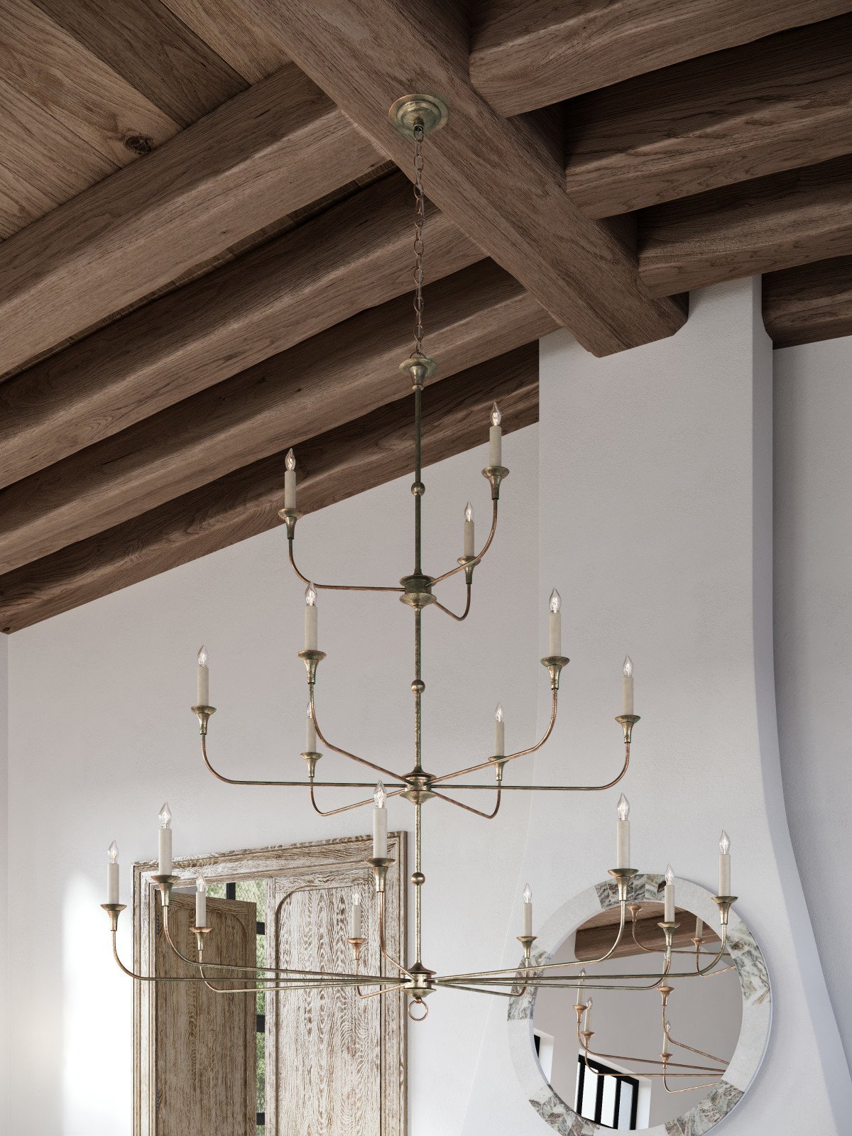 Nottaway Bronze Grande Chandelier