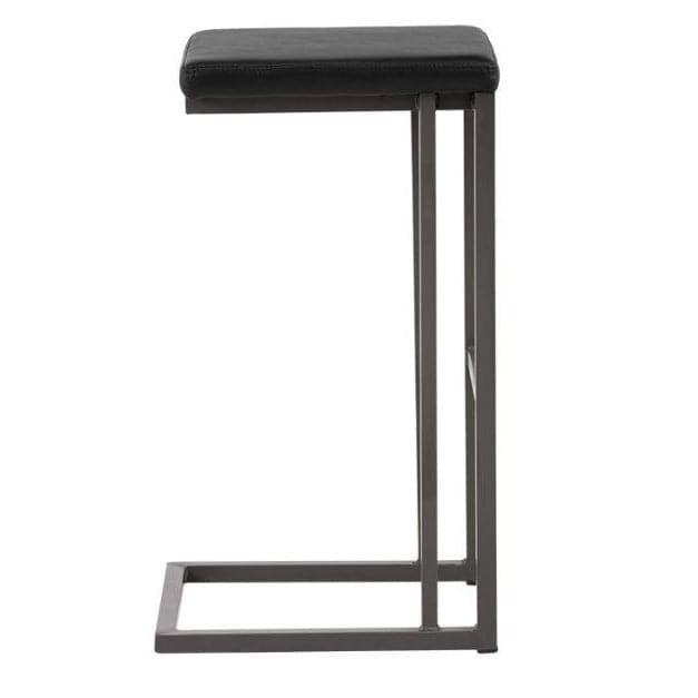 Boone Barstool-Sunpan-SUNPAN-104954-Bar StoolsBlack - Bravo Cognac-9-France and Son