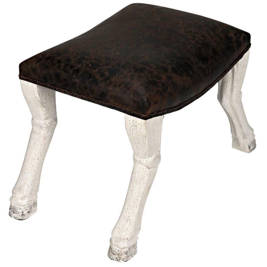 Claw Leg Saddle Stool-Noir-NOIR-GSTOOL113WW-Stools & Ottomans-4-France and Son