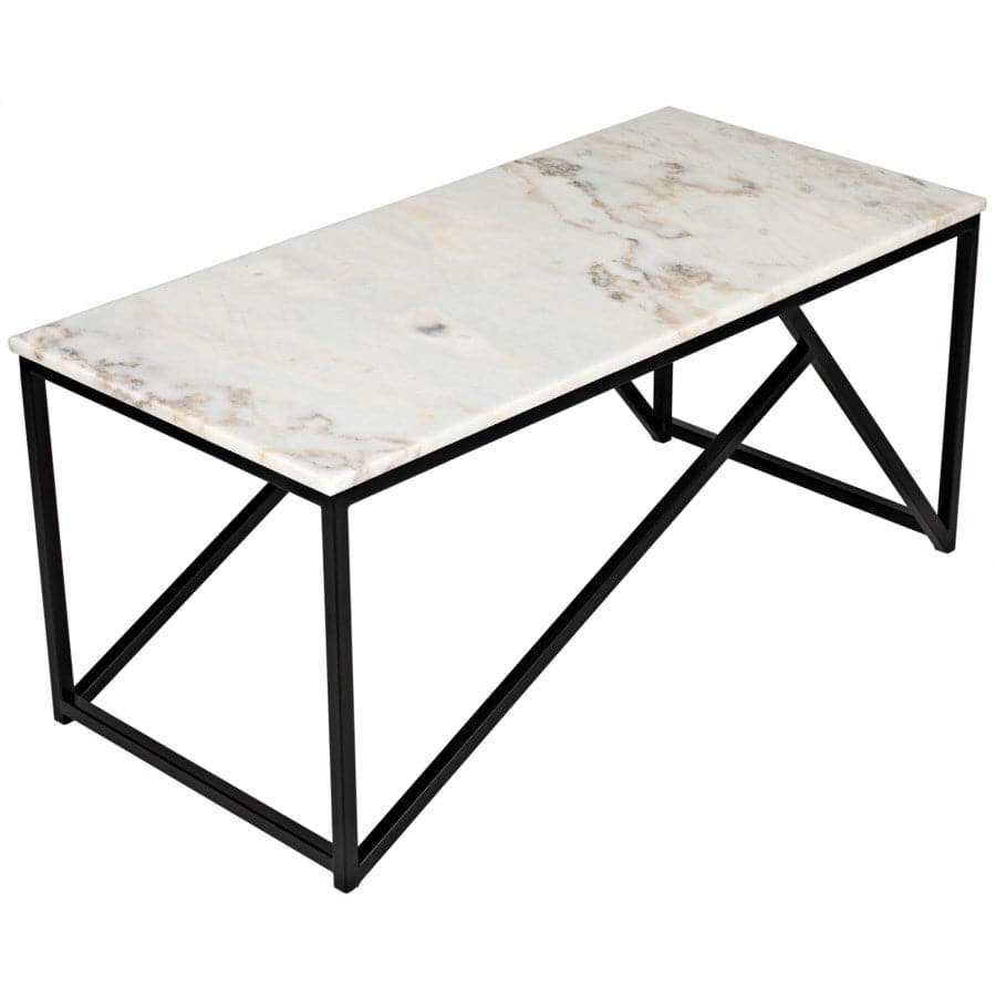 Molimo Coffee Table with Black Metal-Noir-NOIR-GTAB1025MTB-Coffee Tables-7-France and Son