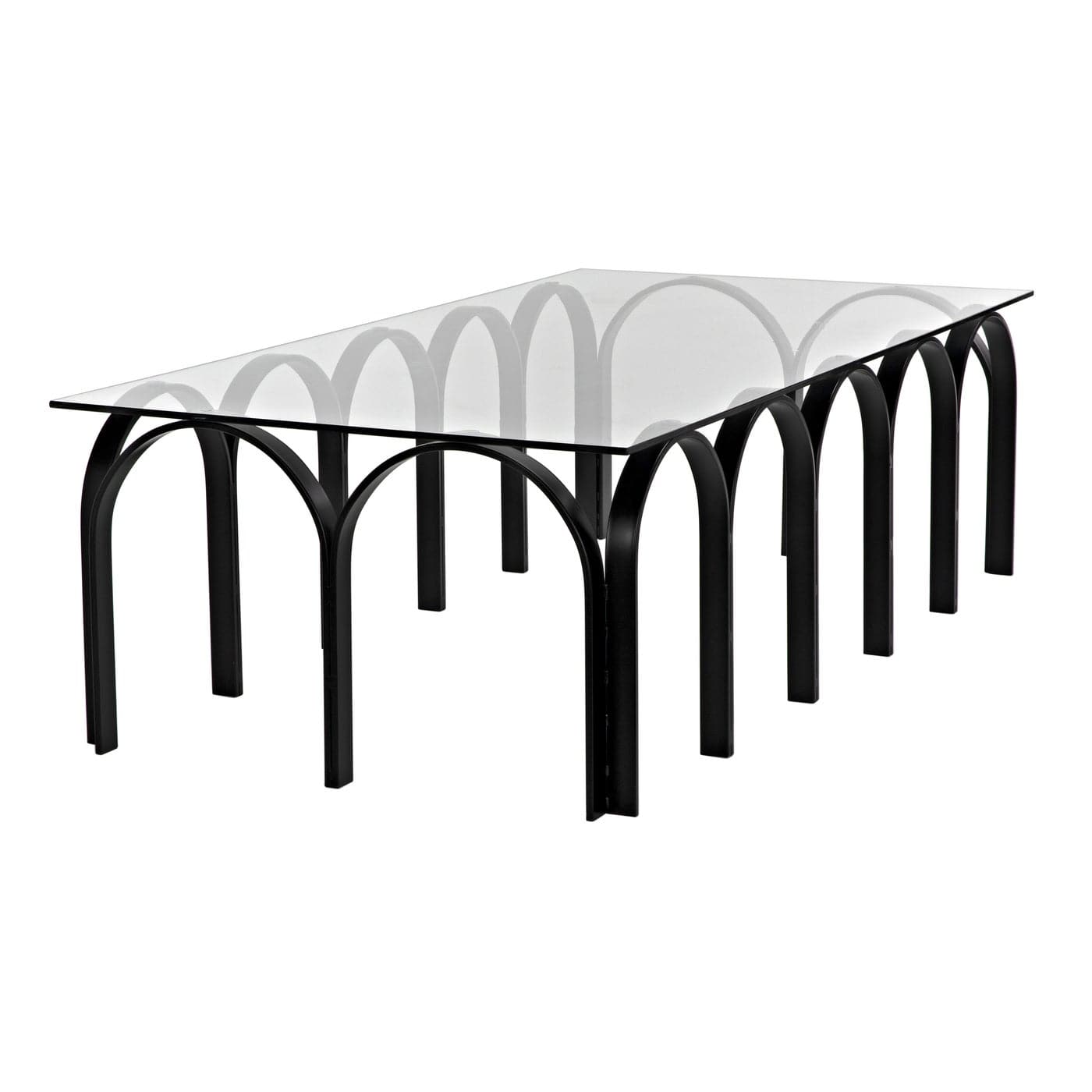 Arcus Coffee Table-Noir-NOIR-GTAB1115MTB-Coffee Tables-3-France and Son