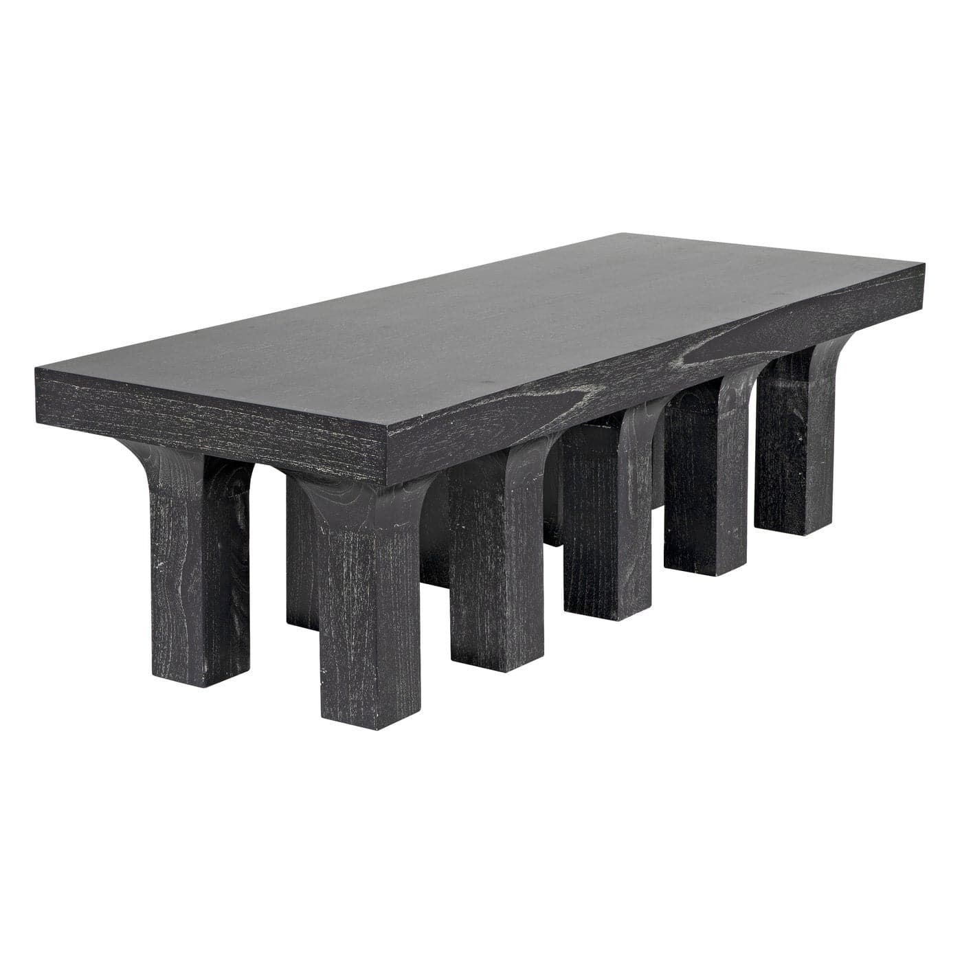 Santos Coffee Table - Cinder Black-Noir-NOIR-GTAB1136CB-Coffee Tables-3-France and Son