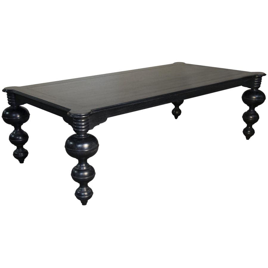 Claudio Dining Table-Noir-NOIR-GTAB473HB-Dining Tables-1-France and Son