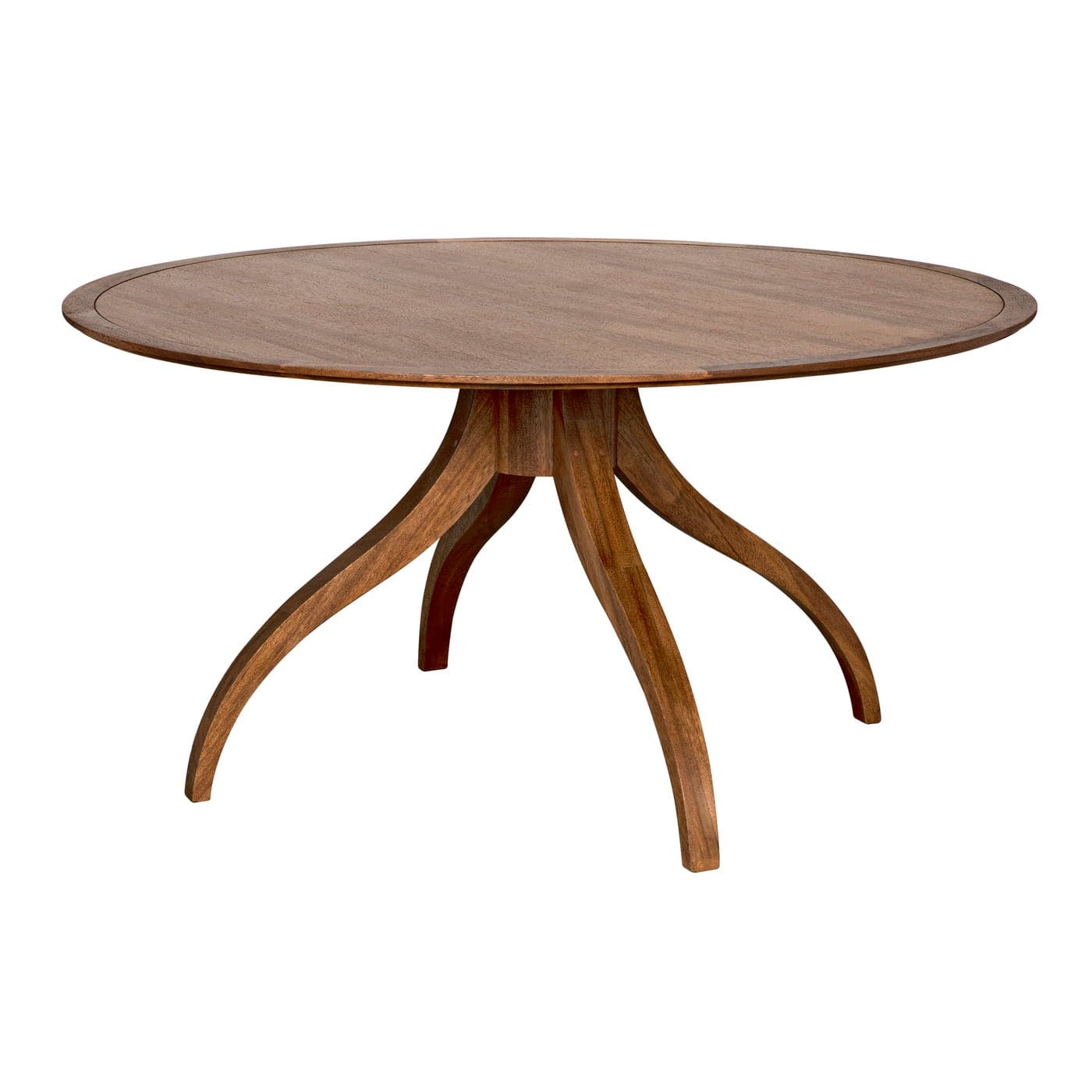 Vera Dining Table Dark Walnut-Noir-NOIR-GTAB495DW-Dining Tables-3-France and Son