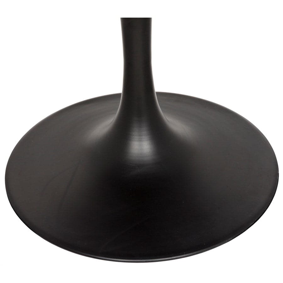 Laredo Bistro Table-Noir-NOIR-GTAB515MTB-20-Dining Tables20"-Black Metal & Marble-14-France and Son