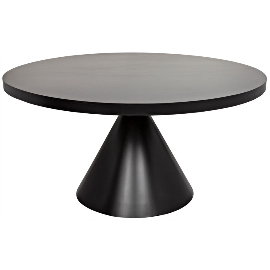 Cone Dining Table-Noir-NOIR-GTAB523MTB-Dining Tables-1-France and Son