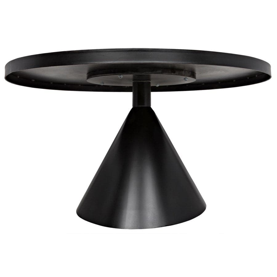 Cone Dining Table-Noir-NOIR-GTAB523MTB-Dining Tables-3-France and Son