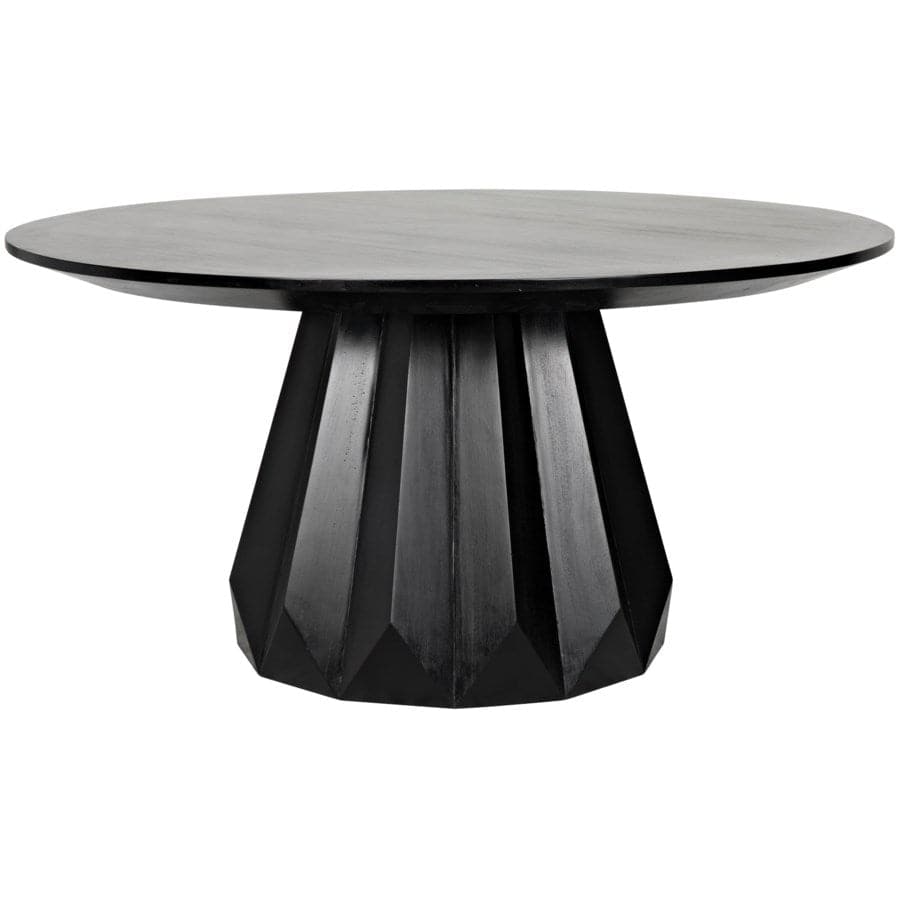 Brosche Dining Table-Noir-NOIR-GTAB550HB-Dining Tables-1-France and Son