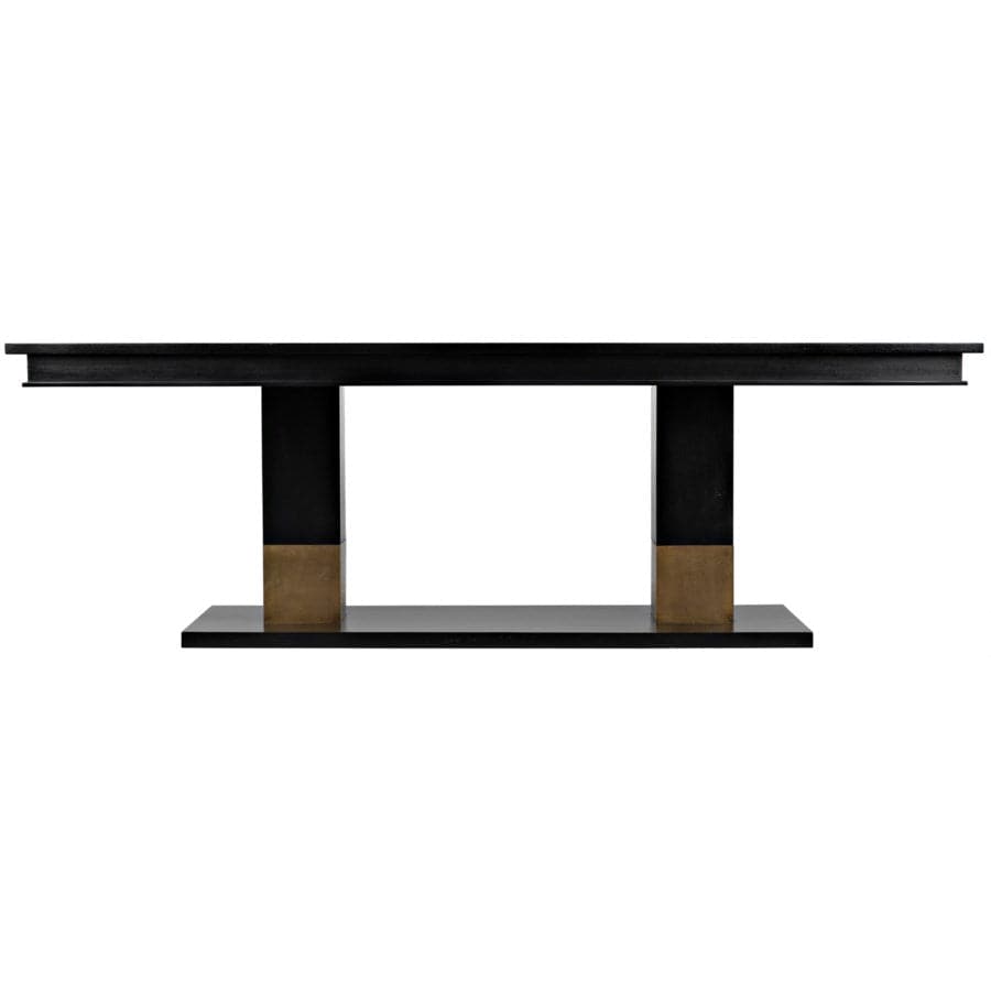 Ravenko Dining Table-Noir-NOIR-GTAB551HB-Dining Tables-3-France and Son