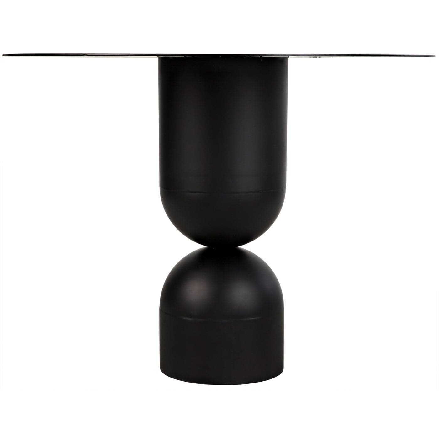 Wanda Dining Table - Black Steel-Noir-NOIR-GTAB553MTB-Dining Tables-3-France and Son