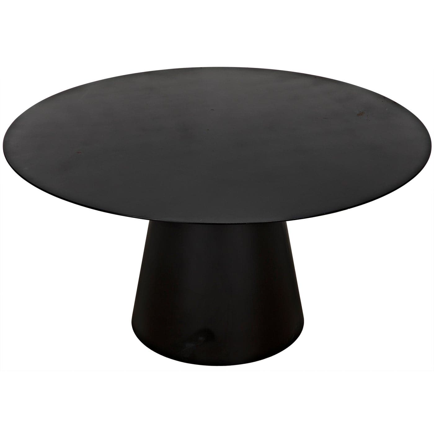 Vesuvius Dining Table - Black Steel-Noir-NOIR-GTAB556MTB-Dining Tables-5-France and Son