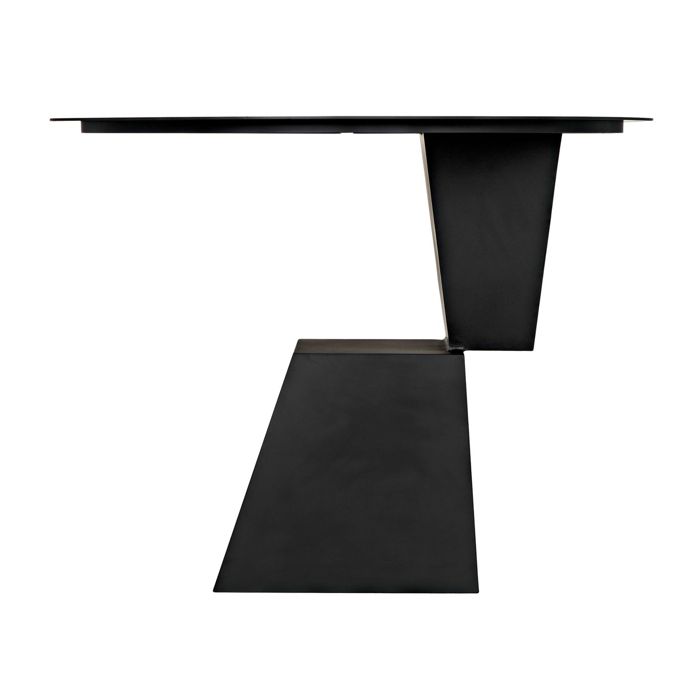 Round Pieta Table-Noir-NOIR-GTAB571MTB-Dining Tables-2-France and Son