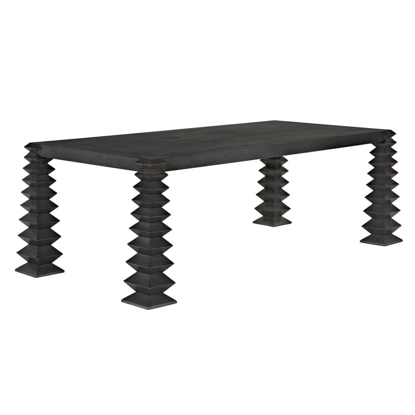 Brancusi Table-Noir-NOIR-GTAB579P-Dining Tables-3-France and Son