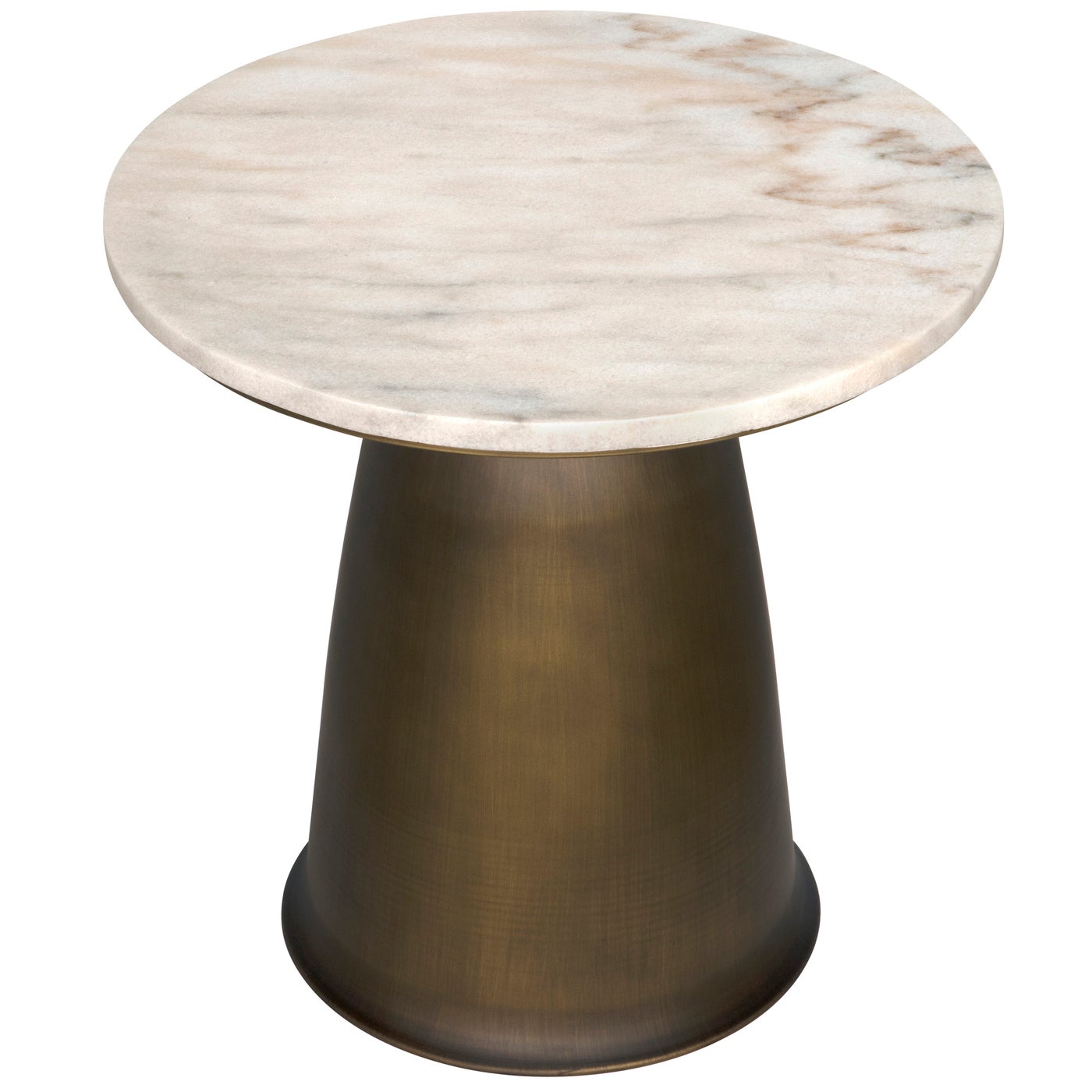 Aiden Side Table - Aged Brass-Noir-NOIR-GTAB983AB-Side Tables-2-France and Son
