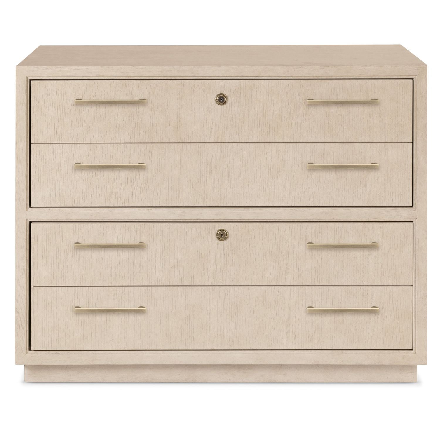 Additional view of Marlowe Lateral File, featuring matte finish, wood, metal, and lateral file drawer configuration.