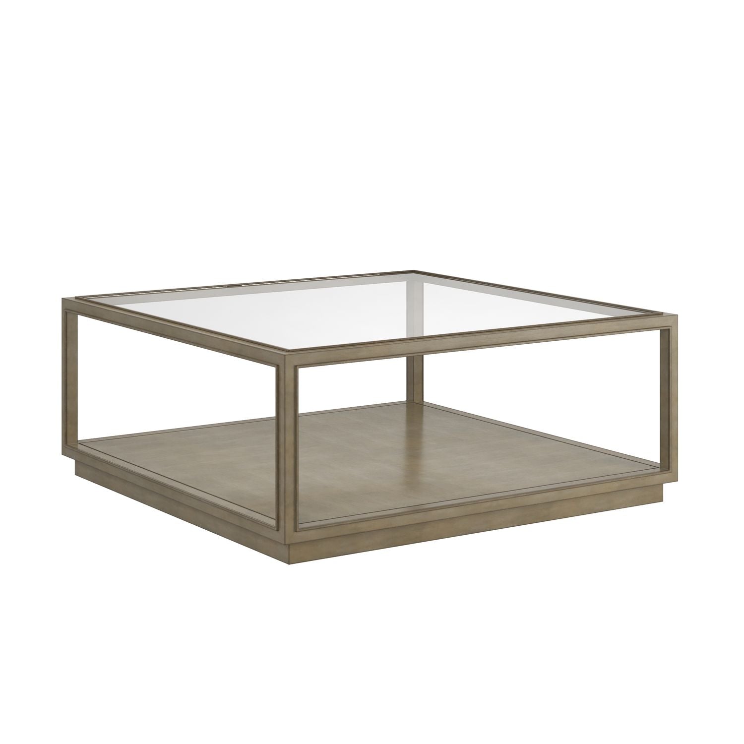 Glaze Square Cocktail Table Quartz