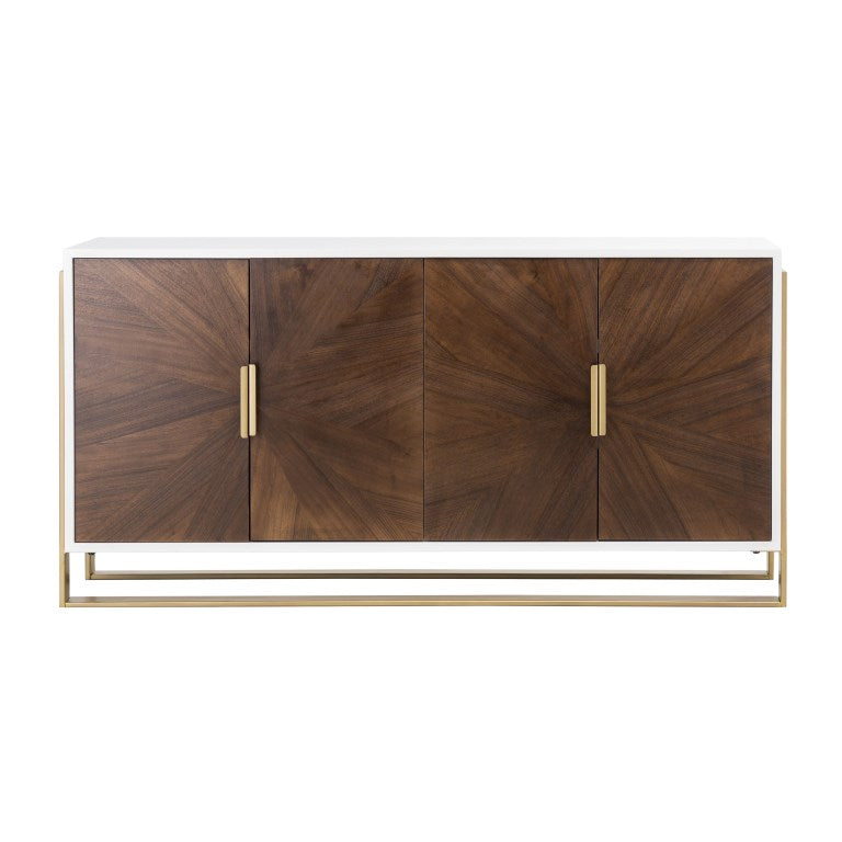 Crafton Credenza - Mahogany-Elk Home-ELK-H0805-9901-Sideboards & Credenzas-1-France and Son