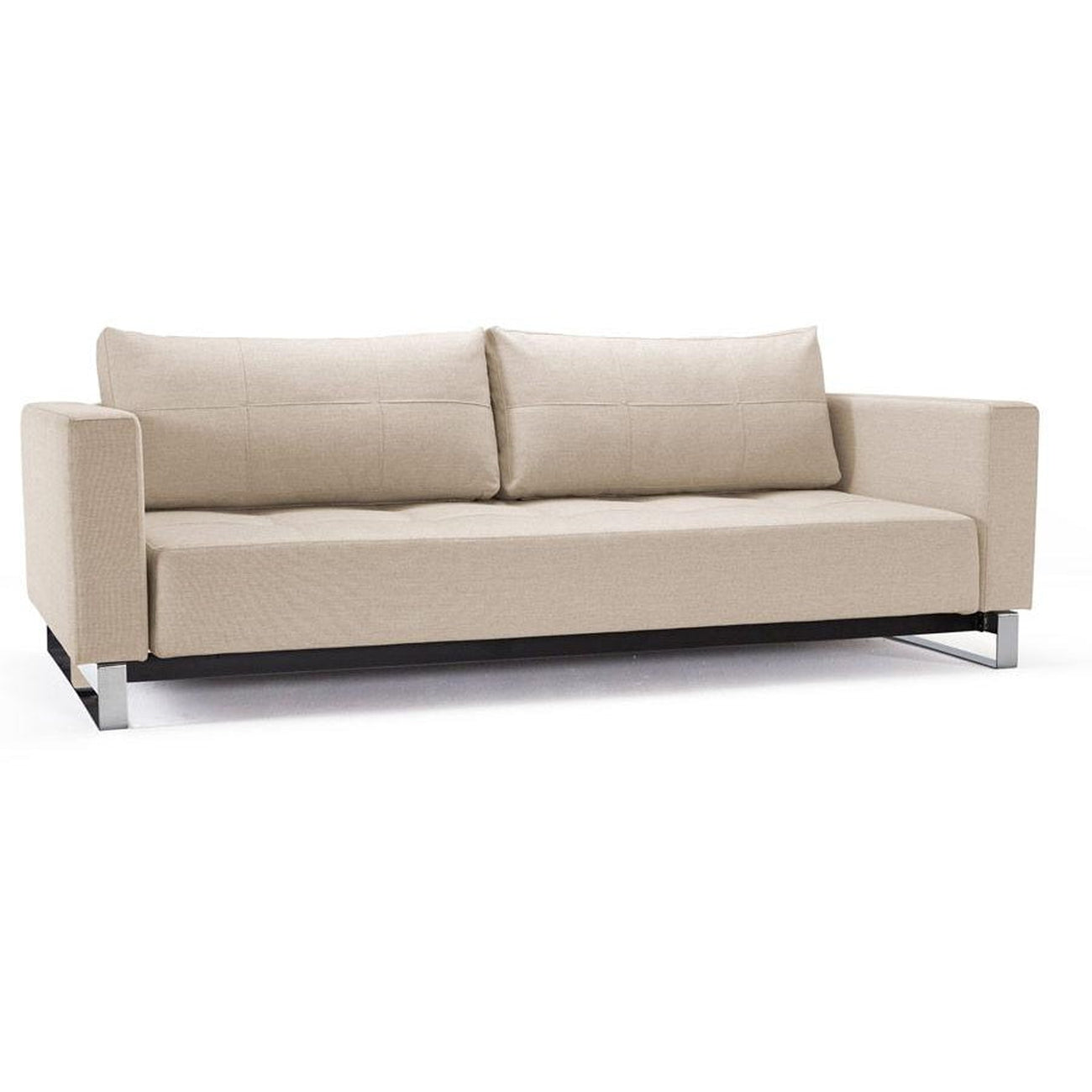 Cassius D.E.L Sofa, Chrome (QUEEN)-Innovation Living-INNO-94-748280527-0-2-SofasMixed Dance Natural-10-France and Son