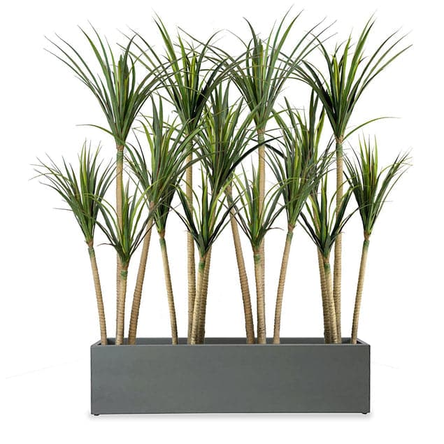 Rectangle 48"L Planter-Gold Leaf Design Group-GOLDL-WD8301-48-PlantersBronze Black-48"L x 7"W x 20"H-11-France and Son