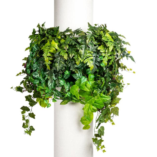 Green Wall - Column Hanging Garden-Gold Leaf Design Group-GOLDL-HY9489-14-Wall Decor-1-France and Son