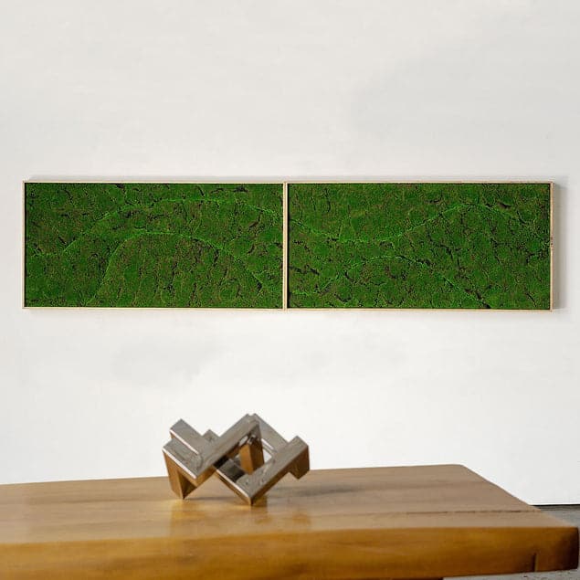 Green Wall - New Wave-Gold Leaf Design Group-GOLDL-HY9636-A-Wall DecorWave A-2-France and Son