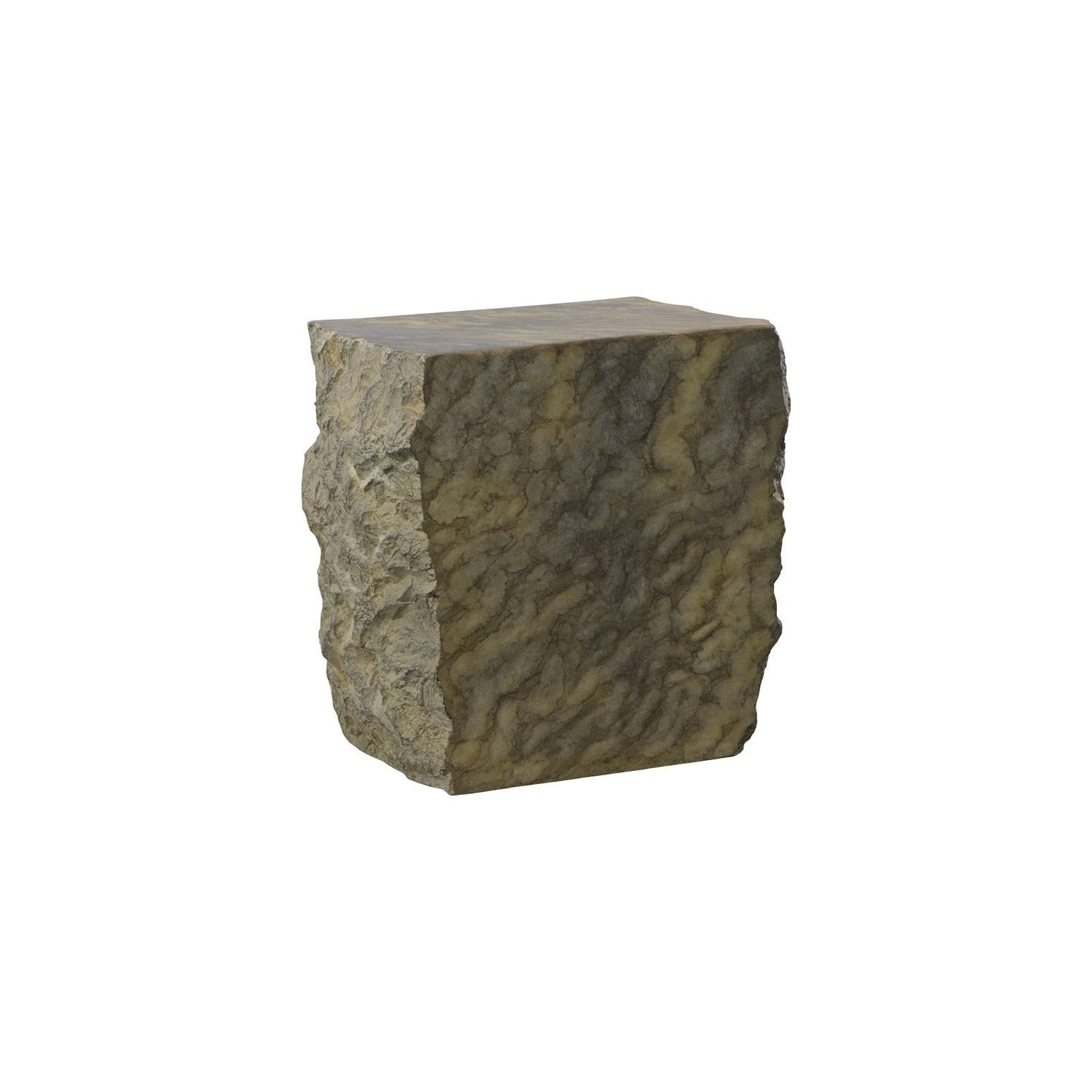 Cast Marble Stool - Faux Finish-Phillips Collection-PHIL-ID107171-Stools & Ottomans-1-France and Son