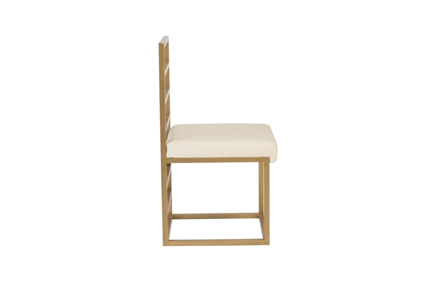 Ladder Dining Chair - Natural/Brass Finish-Phillips Collection-PHIL-ID94264-Dining Chairs-2-France and Son