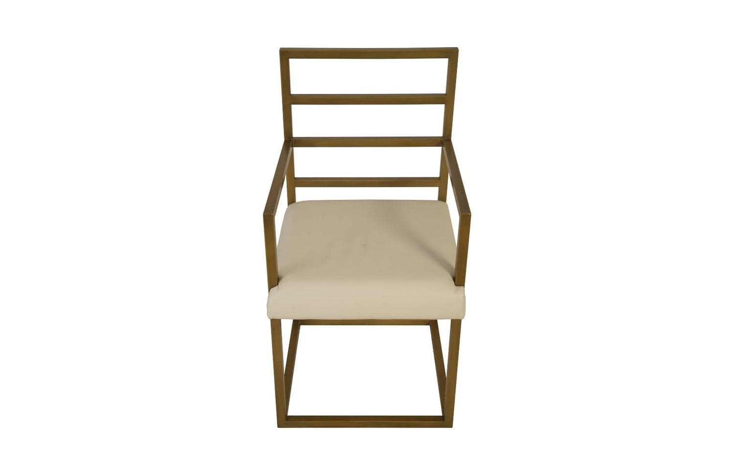 Ladder Dining Chair - Natural/Brass Finish-Phillips Collection-PHIL-ID94264-Dining Chairs-4-France and Son