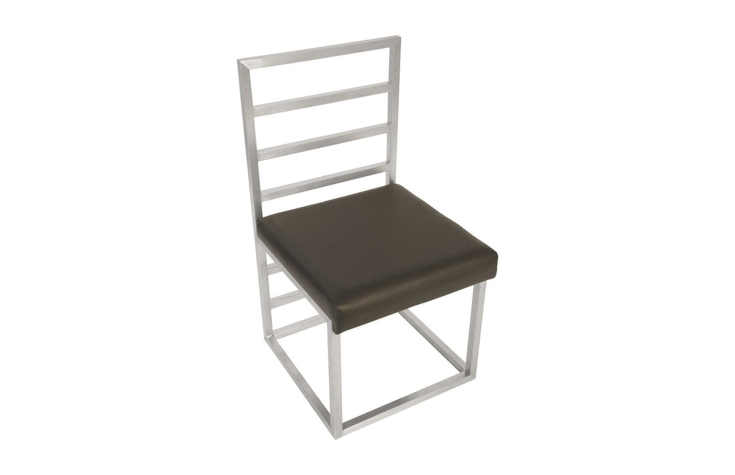 Ladder Dining Chair - Gray/Silver Finish-Phillips Collection-PHIL-ID96164-Dining Chairs-2-France and Son