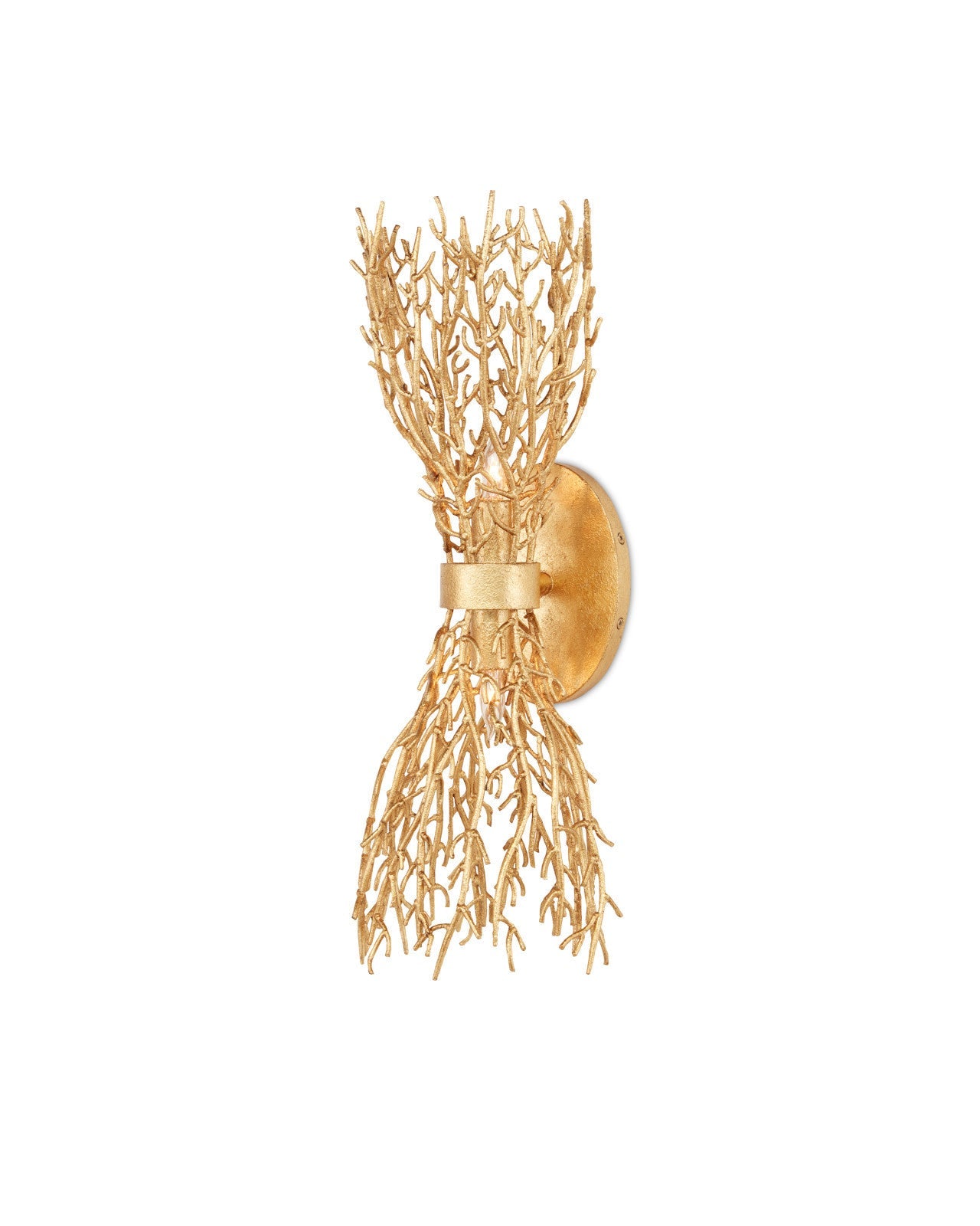 Sea Fan Gold Wall Sconce