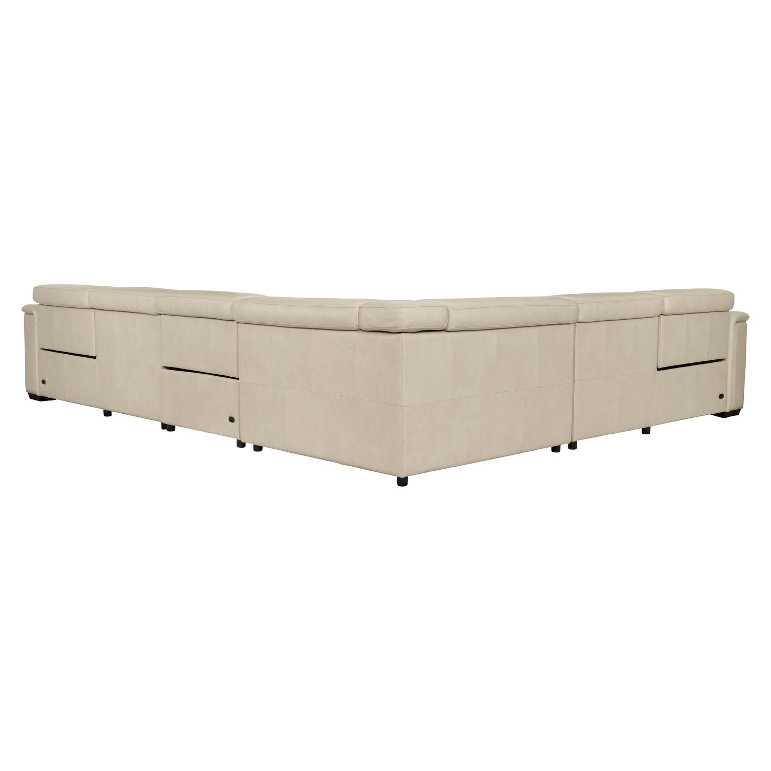 Lioni Leather Power Motion Sectional Recliner