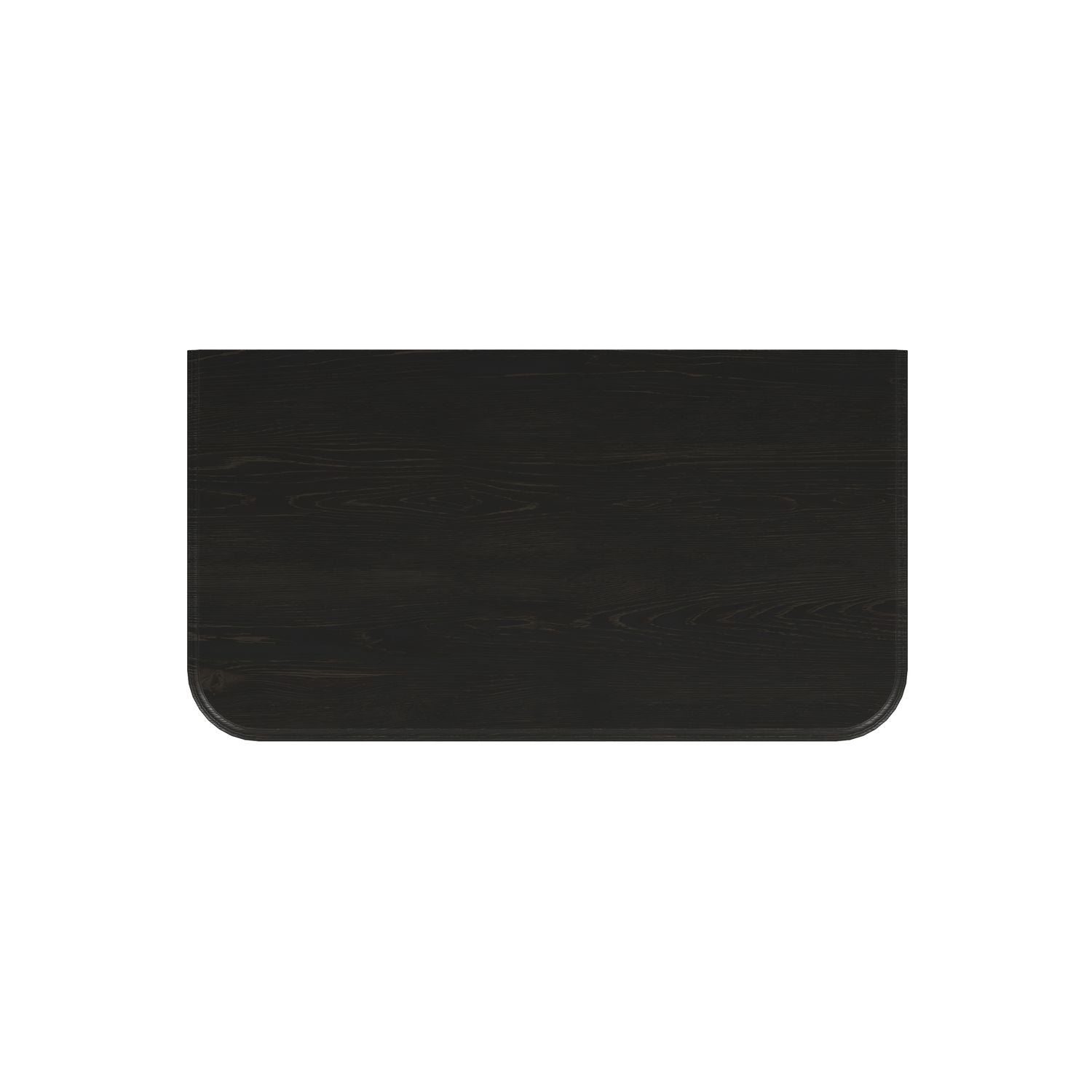 Atrium 3 Drawer Nightstand — hand rubbed black with undertones of brown