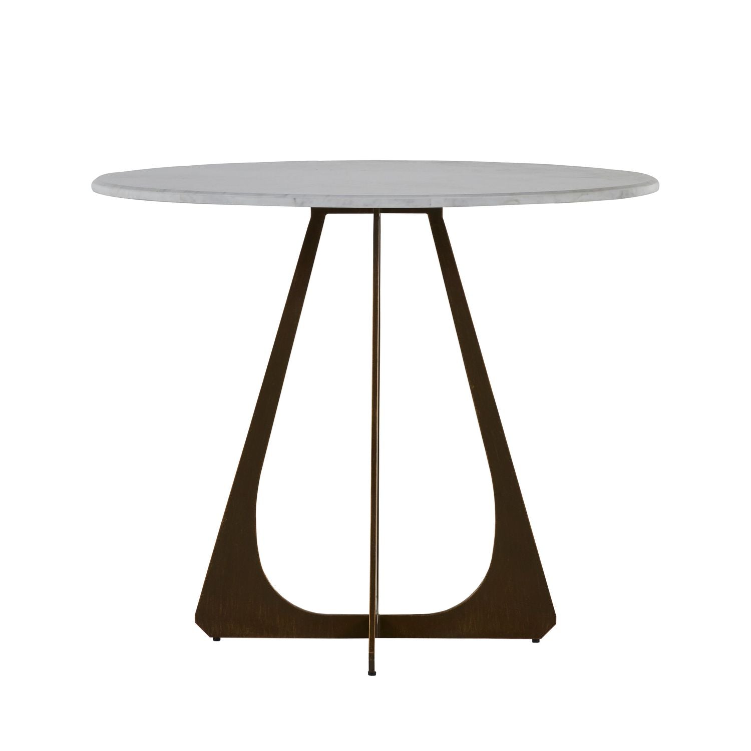 Drayton Iron Round Pedestal Bistro Table - 36 In. W X 29.75 In. H