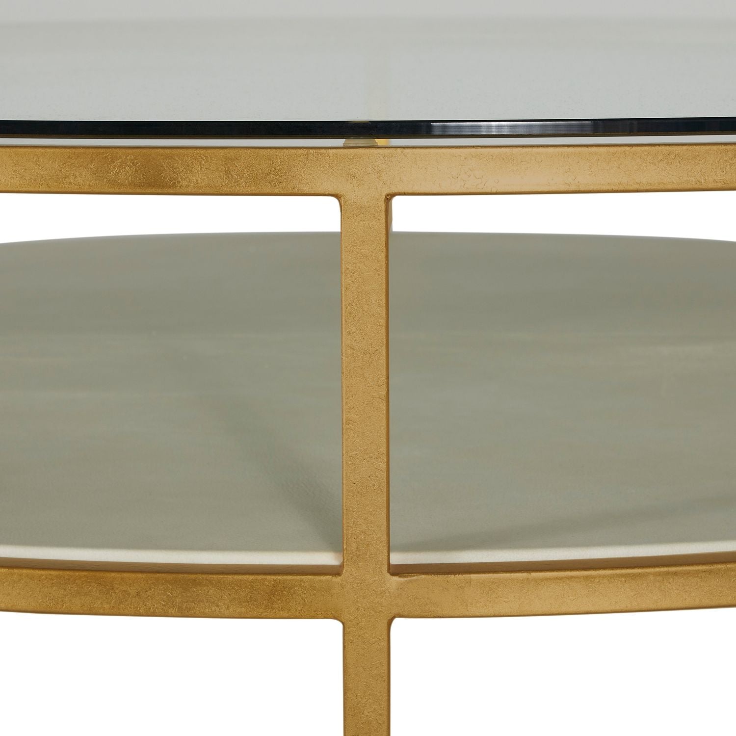 Constance Metal Round Coffee Table - 50 In. W X 18.5 In. H