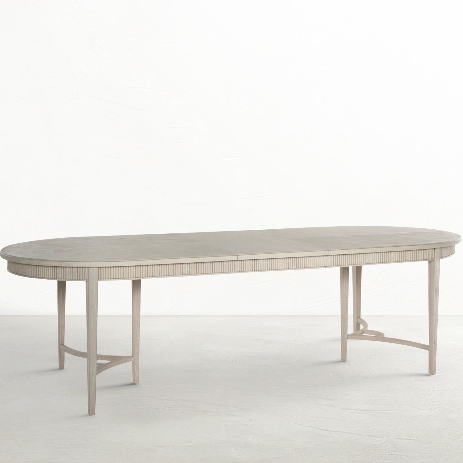 Whitlock Mindi Veneer Oval Extendable Dining Table - 86 In. W X 30 In. H