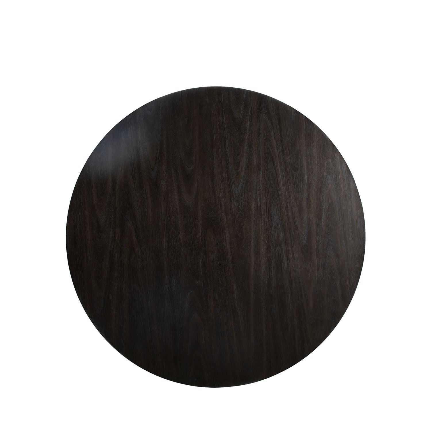 Teva Mindi Veneer Round Pedestal Dining Table - Forest Black, 60 In. W X 30 In. H
