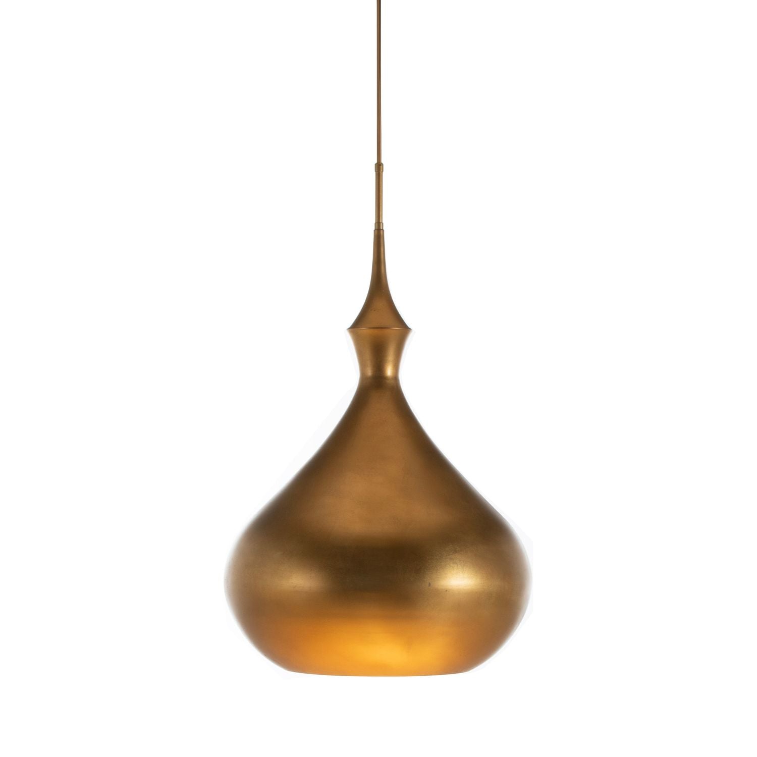 Sadie Metal Vintage Gold Pendant - 18.25 In. D X 26.75 In. H