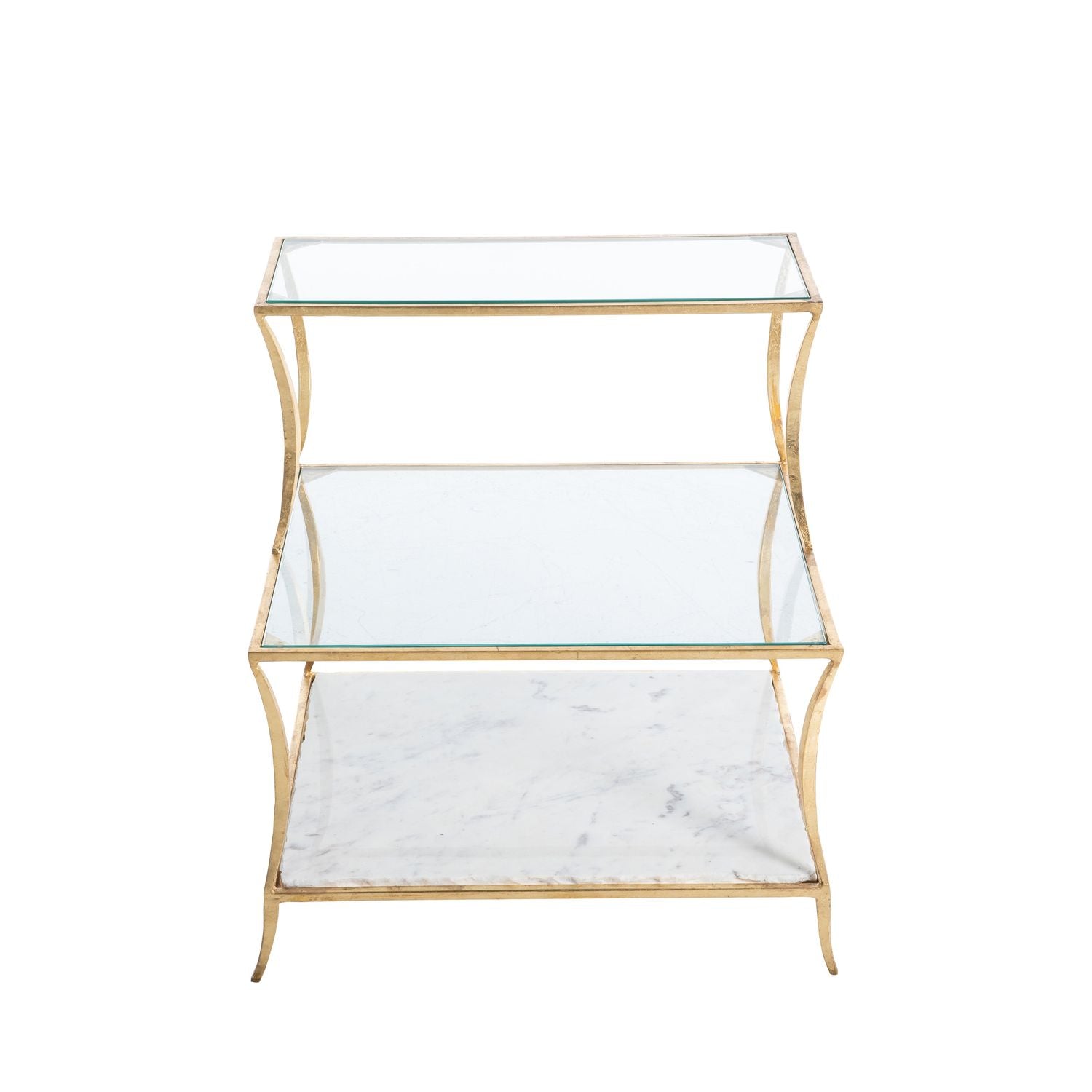 Hirsch Metal Rectangle Side Table - 25 In. W X 27 In. H