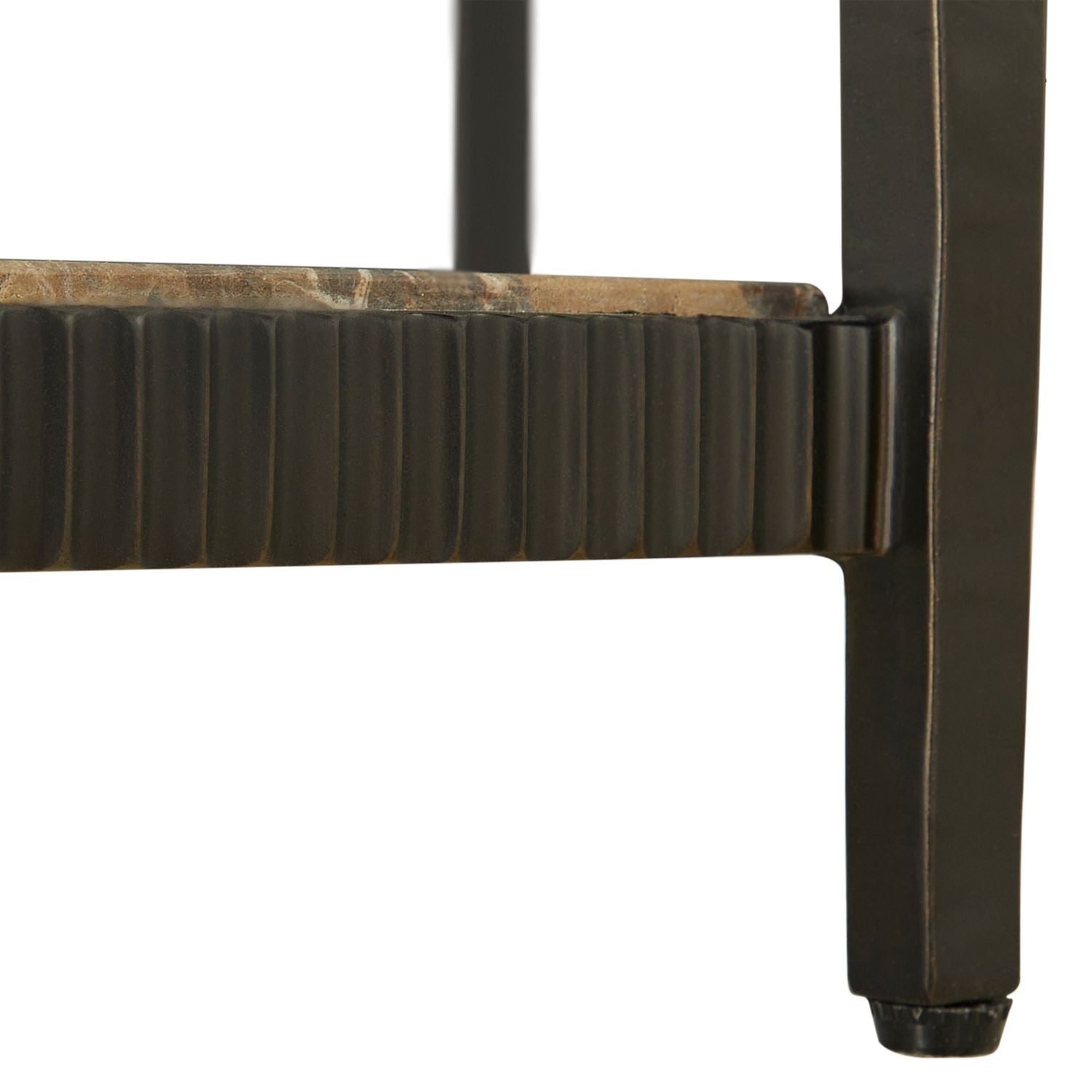 Ariana Metal Square Drink Table - 9.5 In. W X 22 In. H