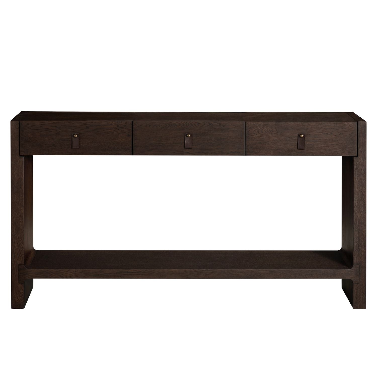 Rook Oak Rectangle Frame Console Table - Dusk, 60.5 In. W X 33.375 In. H