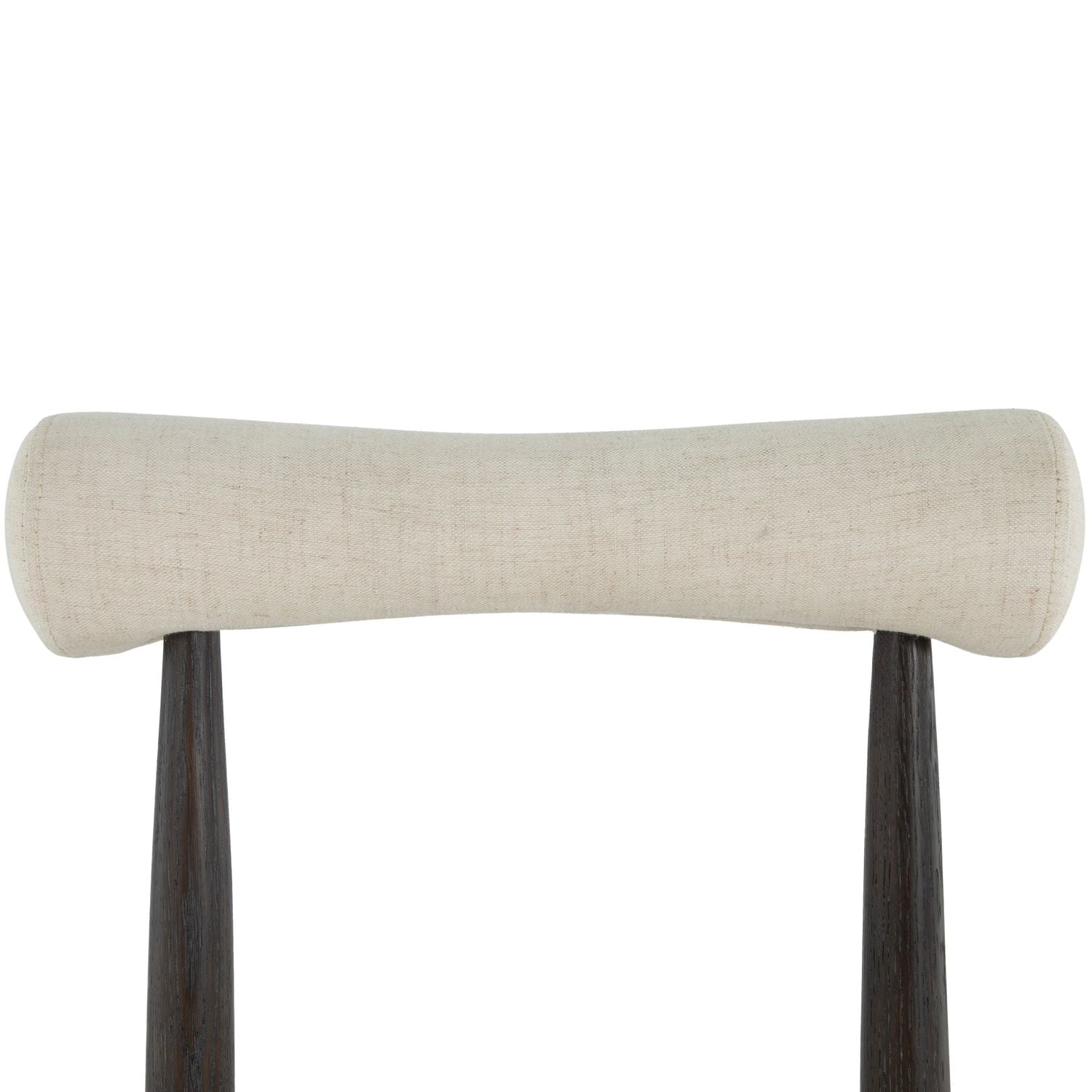 Vira Oak Side Chair - Cerused Forest Black Linen
