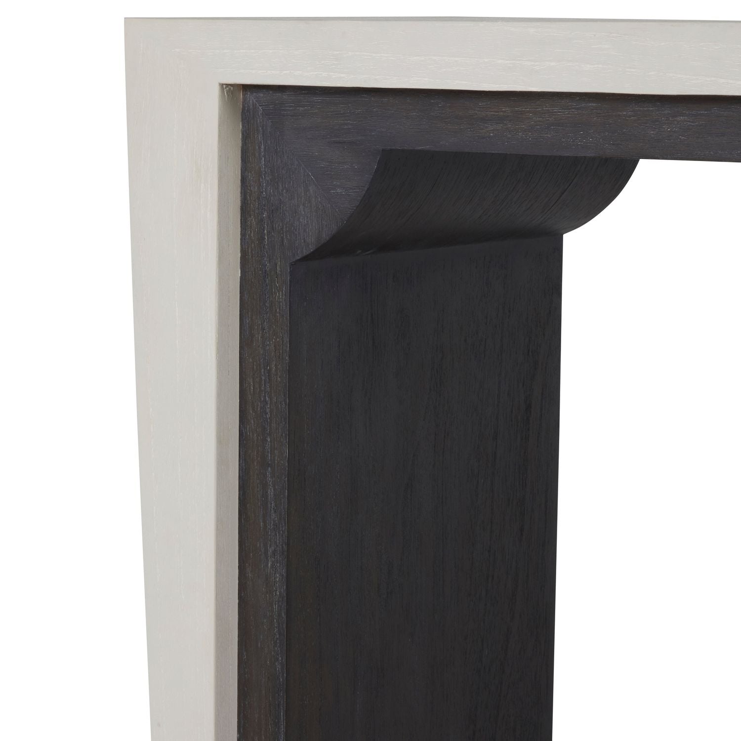Seca Mindi Veneer Rectangle Waterfall Console Table - 53 In. W X 36.25 In. H
